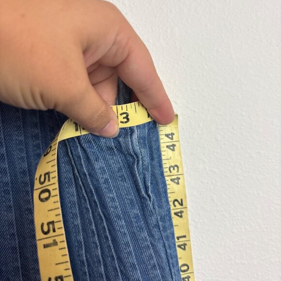 Vineyard Vines Girls Small Blue Tencel Sleeveless Dress - Picture 5 of 7